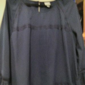 Navy blouse
